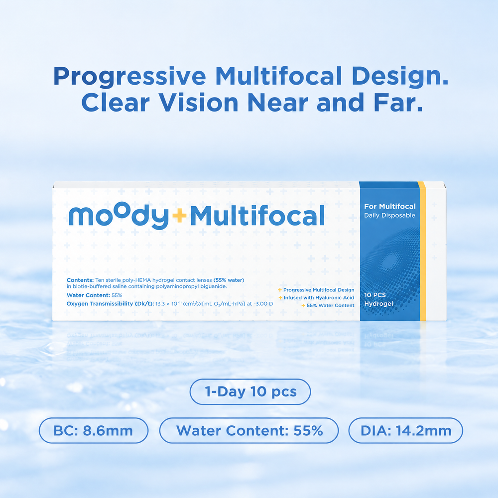 moodyPlus Multifocal Daily · 10 pcs