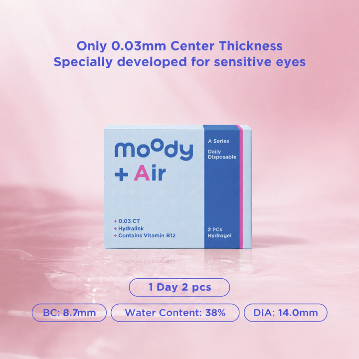 moodyPlus A Daily Contacts | Trial 2 pcs Daily