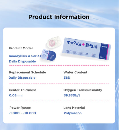 moodyPlus A 30 pcs Daily Contacts-Moodyplus