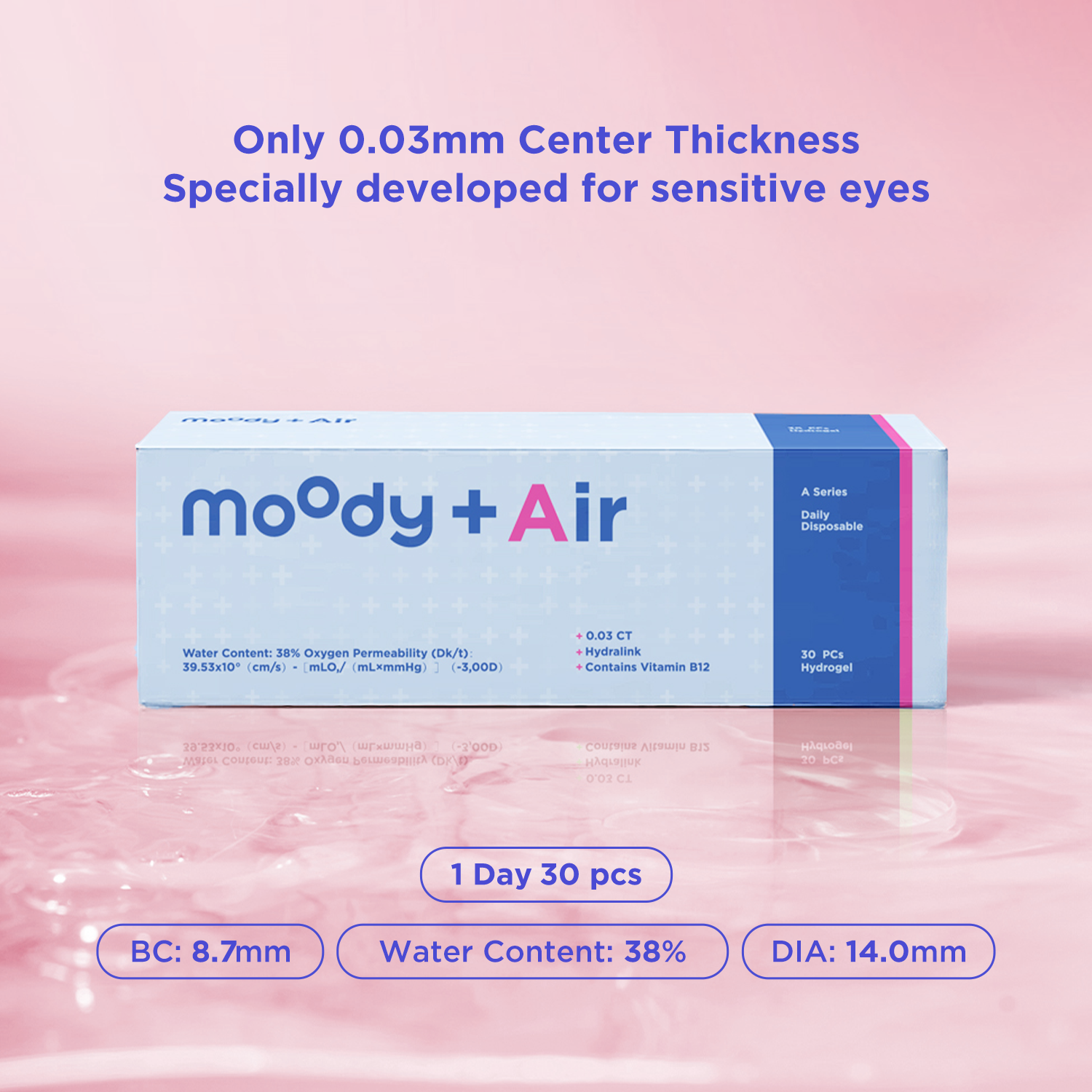 moodyPlus A 30 pcs Daily Contacts-Moodyplus