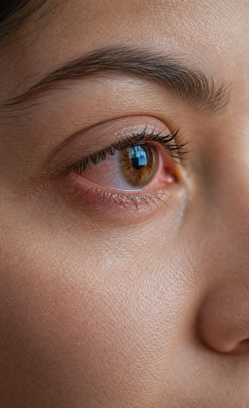 Tired, red eyes by mid-afternoon
