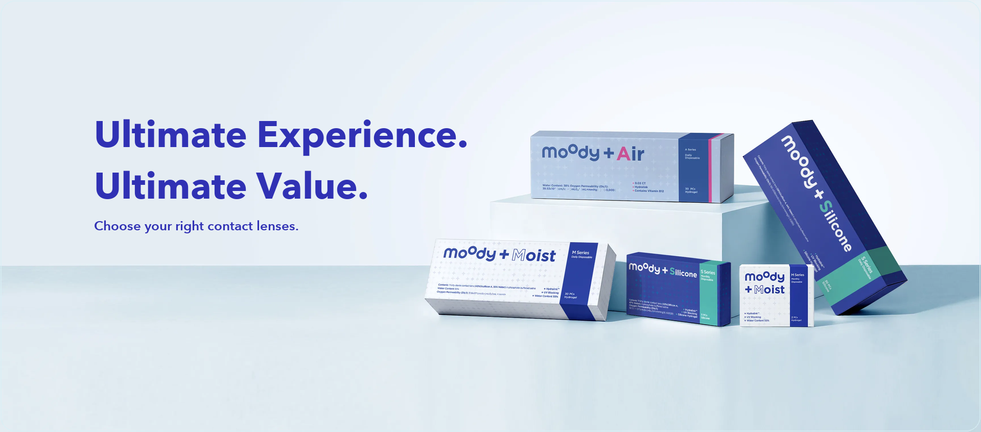 Ultimate Experience. Ultimate Value. — choose your right contact lenses