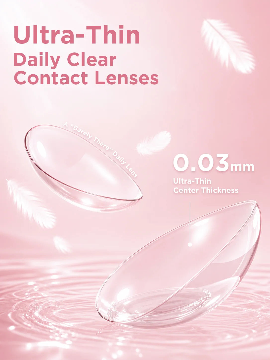 moody A 0.03mm ultra-thin daily contact lens